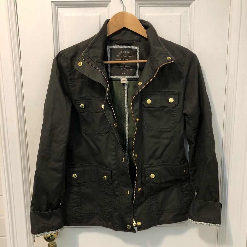 J Crew Relaxed Boyfriend Fit Field Jacket Size S